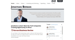 Desktop Screenshot of jonathanberman.net