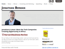 Tablet Screenshot of jonathanberman.net